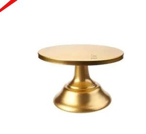 2025 Attractive Golden Finished Round Shape <b>Cake</b> <b>Stand</b> for Hotels - Product Image 1
