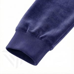 ชุดเซ็ทเสื้อฮู้ดครอปพิมพ์โลโก้ตามสั่ง ปี 2025 กางเกงจ็อกเกอร์ ทรงเรียบง่าย ชุดวอร์มซิป ลำลอง ผ้า 220gsm แยกชิ้น 2 ชิ้น สำหรับผู้หญิง ฤดูหนาว ระบายอากาศได้ดี - Product Image 6