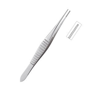 Pinzas de disección dentadas de acero inoxidable Manual Gillies para agarre de tejidos y trabajo de dentadura en instrumentos de odontología - Product Image 4