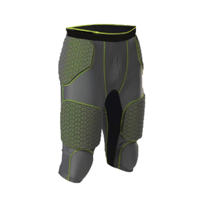 Faja de fútbol americano de 5 piezas integrada de alta calidad para adultos Pantalones cortos y Pantalones estampados de manga corta de talla XL - Product Image 6