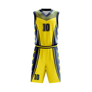 Uniformes de basket-ball sur mesure, prix compétitif, bonne qualité, séchage rapide, 100% polyester, en vente - Product Image 3