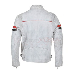 Chaqueta de cuero de alta calidad de secado rápido para hombre, chaqueta de moto de cuero de color personalizado para hombre - Product Image 2