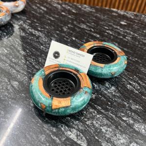 Mini support d'encens en bois de brûleur d'oud en résine époxy Style arabe décoratif pour le Ramadan Eid parfum de maison et cadeaux - Product Image 4