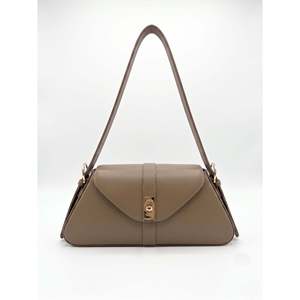 Structured Genuine Suede Leather Tote <b>Bag</b>-Made in Italy-Soft Vintage <b>Beach</b> Style - Product Image 1