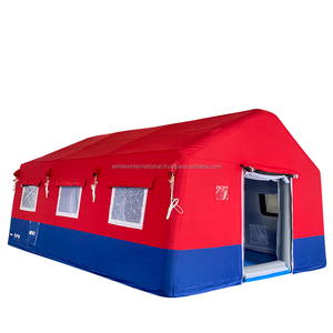 Tente médicale gonflable portable blanche imperméable pour secours et assistance en cas de catastrophe en extérieur - Product Image 1