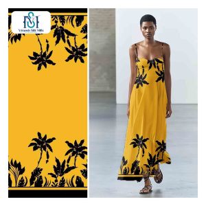 Tela textil Poliéster Impresión elástica de 4 vías con tela de poliéster Spandex Médica para vestido - Product Image 5