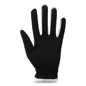 Gants de golf respirants en cuir souple en peau d'agneau de couleur noire de haute qualité - Product Image 4