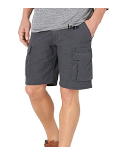 Pantalones cortos elásticos clásicos para hombre, 98% algodón, 2% Spandex, cremallera importada, lavable a máquina, gran oferta - Product Image 1