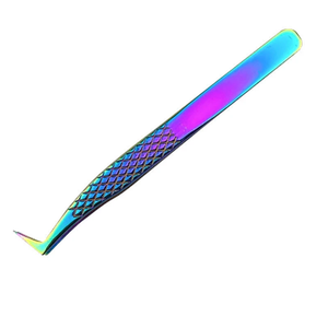 Pince à cils professionnelle pour Extension de cils, décor doré, antistatique, outils de maquillage - Product Image 5