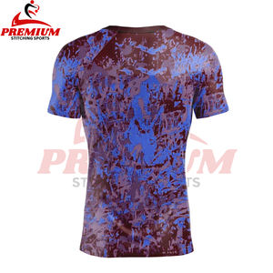 Compression Gym Chemises À Manches Longues Personnalisé Bjj Rashguard Mma Sublimé Hommes Rash Guard OEM ODM Rash Guard - Product Image 2