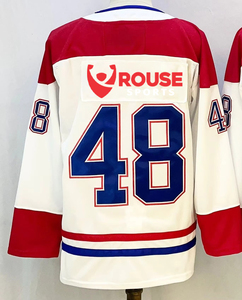 Maillot de hockey sur glace personnalisé en gros OEM, vêtements de sport de hockey par sublimation, vêtements de sport, nom et numéro personnalisés, design ajusté - Product Image 6