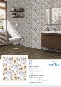 Fabricante de azulejos Project 60X60 Efecto 3D azulejo de porcelana pulido brillante personalización disponible Para villa - Product Image 5