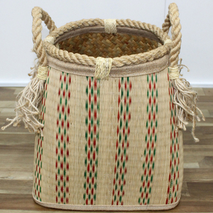 Artex Dong Thap-Cestas de almacenamiento de mimbre hechas a mano, artesanías de hoja de palma para uso en cocina y embalaje de regalo, contenedores tejidos - Product Image 3