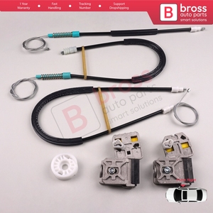 ชุดซ่อมกระจกข้าง BWR412ประตูหน้าขวาสำหรับ9D 607 9U 9222Q0 1999-2010พร้อมตัวเลื่อนโลหะเข็มกลัด - Product Image 2