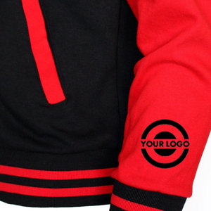 Customizable New Style Winter Wool Leather Letterman <b>Jacket</b> Hood Personalized Logo <b>Light</b> XL Canvas Factory Rate Varsity <b>Jacket</b> - Product Image 2