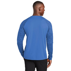 Camisas de gimnasio de compresión azul de manga larga personalizadas Rash Guard MMA personalizadas para hombre camisas de manga completa - Product Image 2