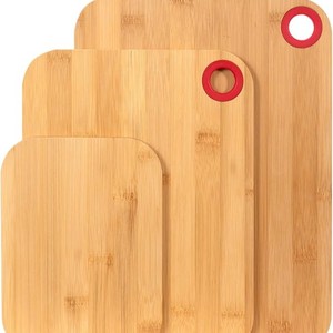 Wood Cheese <b>Board</b> Set Kitchen Natural Handmade End Grain with Juice Groove Inner Handle Eco-Friendly Dishwasher Safe - Product Image 4