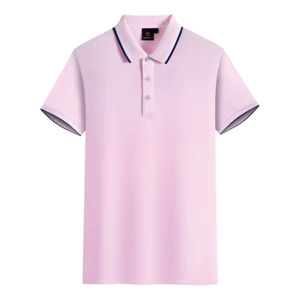 Polos grande taille pour hommes 100% coton imprimé personnalisé doux et respirant court brodé T-shirts polo pour hommes vente en gros Premium - Product Image 2