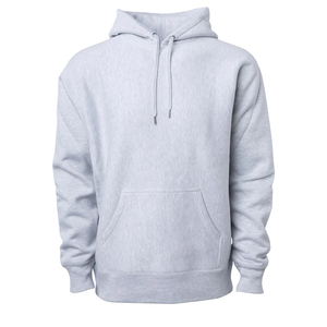 Pull à capuche d'hiver décontracté 100% coton pour hommes, poids lourd, design ajusté, imprimé sur mesure, col à capuche uni à motif solide - Product Image 6