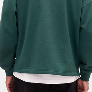 Sudadera de Hombre de Primera Calidad con Costuras de Alta Calidad para Pedidos al por Mayor, con Cuello Alto con Cremallera, Diseño de Mangas Completas y Logotipo Personalizable - Product Image 6