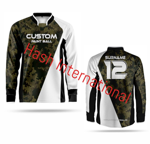 Camiseta de Paintball de Manga Larga, Camiseta de Paintball Sublimada, Diseño Transpirable con Etiqueta Privada Personalizada - Product Image 4