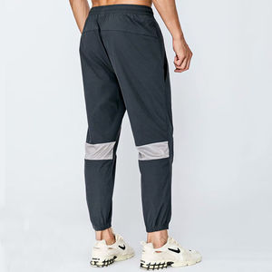 Pantalon de jogging d'hiver en polaire à logo personnalisé pantalon à taille côtelée élastique avec cordon de serrage pantalon slim pour hommes 2024 - Product Image 6