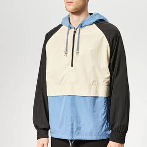 High Quality Custom Men's Outdoor Hiking Windbreaker Waterproof Breathable <b>Jacket</b> with Hood Plus Size for Autumn - Product Image 5