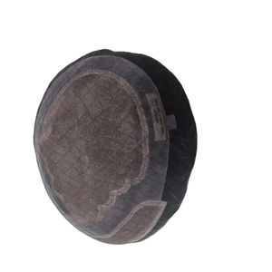 Peluca de Cabello Remy Modelo Apolo, Estilo Lacio y Ondulado Profundo, para Hombre - Colección de Cabello Indio de Bangladesh - Product Image 2