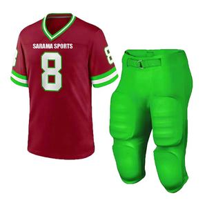 Ensemble d'uniformes de football américain personnalisable et respirant Design professionnel Tackle Twill OEM Teamwear pour les clubs Plus Size Options - Product Image 1