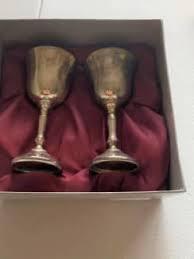 แก้วไวน์ทองเหลืองแกะสลักอย่างประณีต ถ้วยโลหะทำมือสไตล์วินเทจ แก้วน้ำดีไซน์โบราณ ของตกแต่งบาร์ ของขวัญงานแต่งงาน - Product Image 4