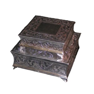 Soporte de plato de pastel decorativo hecho a mano de calidad Superior para servidor de pastel de boda y fiesta de cumpleaños - Product Image 5