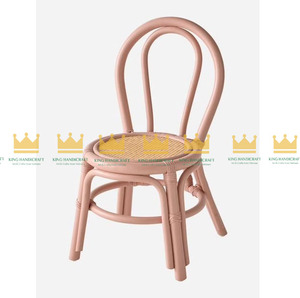 Chaises d'enfant empilables en rotin à prix d'usine pour la fête d'anniversaire Chaise pour enfants en rotin coloré au Vietnam - Product Image 1