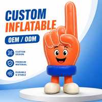 Mascotte gonflable personnalisée en tissu, personnage de dessin animé gonflable, statue pour promotion de marque, festival, rassemblement public, décoration extérieure