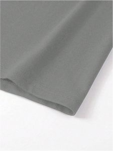 T-shirts unisexes pour hommes en coton/soie avec logo personnalisé, coupe ajustée, respirants, lavés, formels, streetwear, grandes tailles - Product Image 4