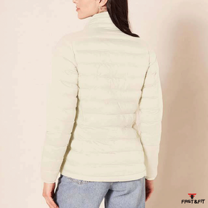 Nueva Colección 2026, Chaqueta Acolchada de Invierno para Mujer, Manga Larga, Cuello Alto, Algodón Transpirable, con Cinturón, Precio Económico - Product Image 5