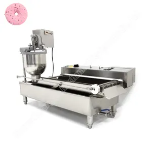 Yufeng ekmek ekipmanları donut makinesi çörek makinesi ücretsiz kargo donut konveyör gaz fritöz makinesi