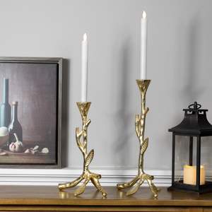 Bougeoir en laiton et aluminium fait main, personnalisé, style moderne, finition haut de gamme, décoration d'intérieur haut de gamme - Product Image 1