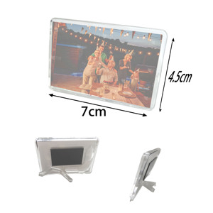 Clear Color Mini Plastic Magnetic para <span class=keywords><strong>Polaroid</strong></span> Picture Frame Fridge-Magnetic ABS Mini Frame para <span class=keywords><strong>fotos</strong></span> - Product Image 1