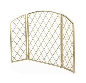 Grille de protection contre les flammes en fil de fer de grande qualité, accessoires pour cheminée, finition noire, écran de cheminée à panneau unique, écran de cheminée solide - Product Image 3