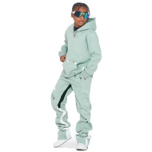 Sweat-shirt d'entraînement décontracté 2 pièces pour hommes Streetwear imprimé Jogging Respirant et pour les sports d'hiver - Product Image 6