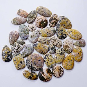 Super One Cabochon de jaspe océanique naturel Quartz en vrac Pierres précieuses Vente en gros Jaspe océanique Mélange de formes et de tailles pour la fabrication de bijoux - Product Image 5