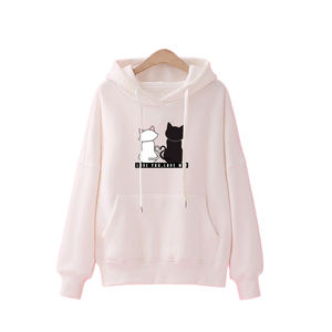 Sudaderas con Capucha de Felpa de Manga Larga a la Moda, Diseño Personalizado, Nueva Colección de Ropa para Mujer 2024 - Product Image 4