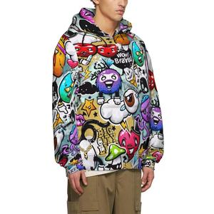 Hiver Unisexe Personnalisé 100% Coton Zipper Hoodies Sweatshirt Manches Longues Crop Tops Casual Streetwear Knitted Harajuku Jackets - Product Image 3