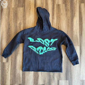 เสื้อฮู้ดฮิปฮอปแขนยาวมีฮู้ดเสื้อสเวตเชิ้ตแฟชั่นพิมพ์ลายการ์ตูนเสื้อสวมหัวตะวันตกออกแบบได้ตามต้องการ - Product Image 3