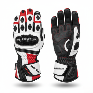 Guantes de Motociclista de Cuero al por Mayor, Piel de Búfalo, Forro Térmico para Invierno, Precio Directo de Fábrica, Proveedor al por Mayor de Alta Resistencia - Product Image 6
