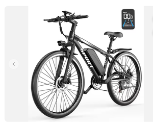 Vélo électrique hybride en acier allié de 26 pouces, batterie lithium-ion 48V 11Ah, moteur arrière 500W/750W, pneus pneumatiques, frein à disque, pour la ville et le terrain - Product Image 4