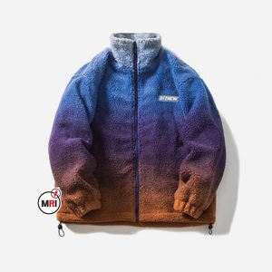 Wholesale Outdoor Custom logo High Quality Soft Shell <b>Fleece</b> Zipper Heavyweight Warm streetwear breathable soft for <b>men</b> jackets - Product Image 6