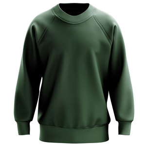 Fabricante al por mayor sudadera personalizada para hombres French Terry cuello redondo peso pesado suéter suelto sudadera chándales - Product Image 1