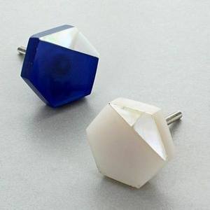 Tiradores de muebles de latón de resina acrílica de 32mm, pomo de cajón y tirador de armario de cocina para uso en armario y tocador - Product Image 6