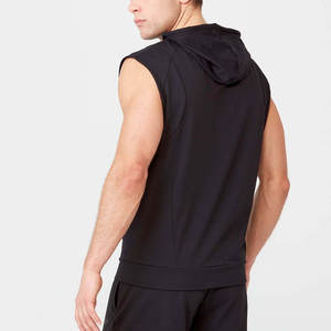 Custom <b>Sleeveless</b> <b>Hoodies</b> Stylish Design Breathable Fabric Ideal for Sports and Fitness <b>Sleeveless</b> <b>Hoodies</b> - Product Image 2